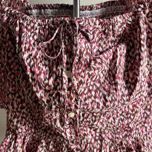 Universal Thread Women's Pink Flutter Short Sleeve Blouse - Size Small - NWT - Picture 4 of 10